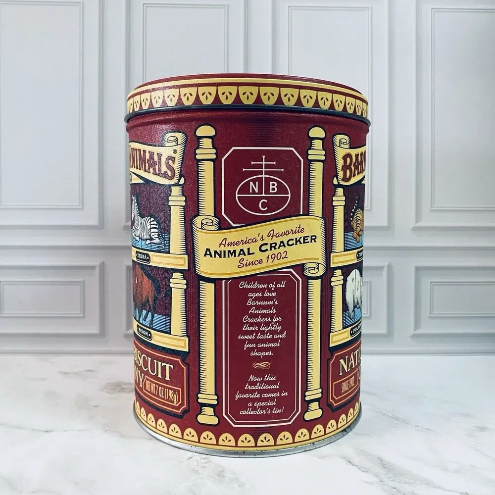 Vintage Barnum’s Animal Crackers National Biscuit Co. Tin 2002